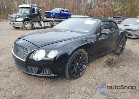 2014 Bentley Continental Gtc Speed from USA, damaged, VIN SCBGC3ZA2EC091087
